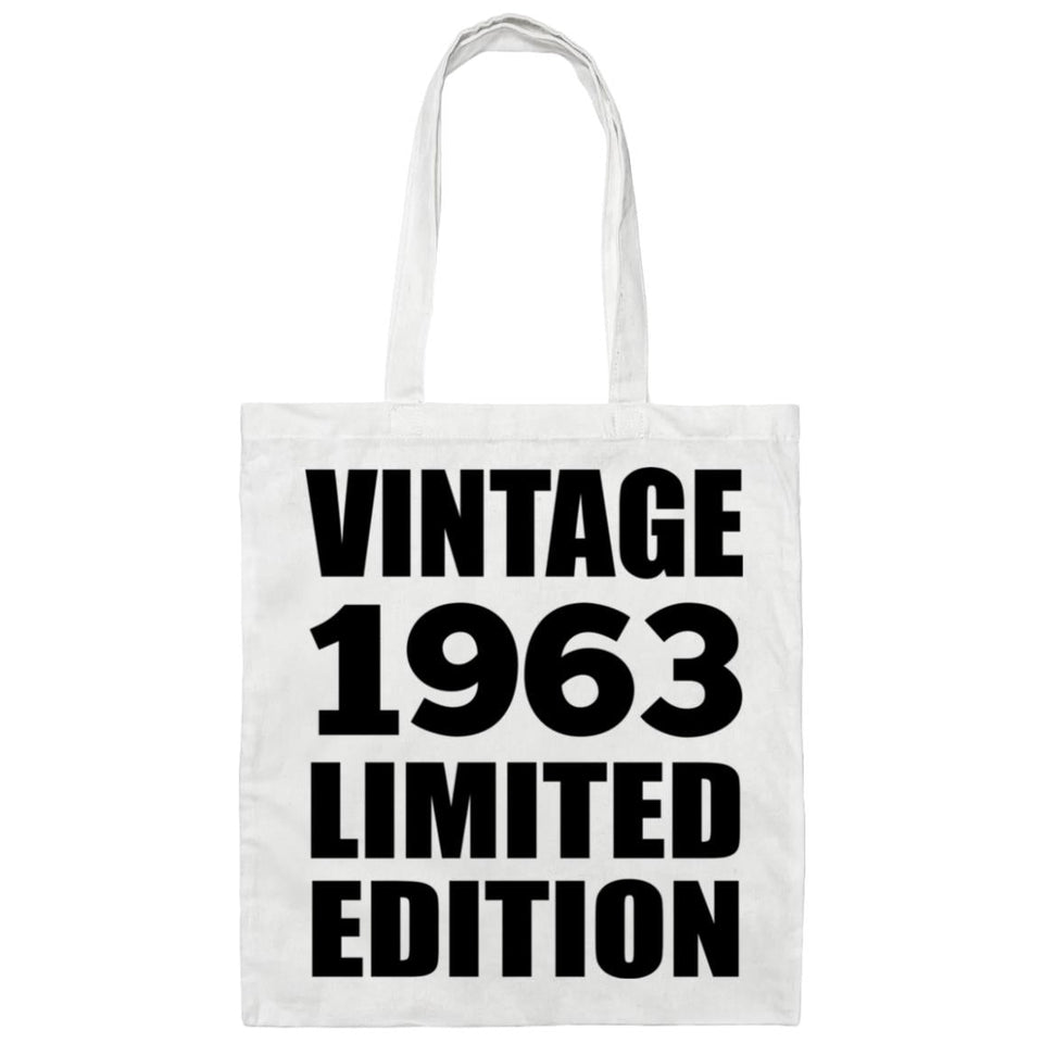 61st Birthday Vintage 1963 Limited Edition - Tote Bag White