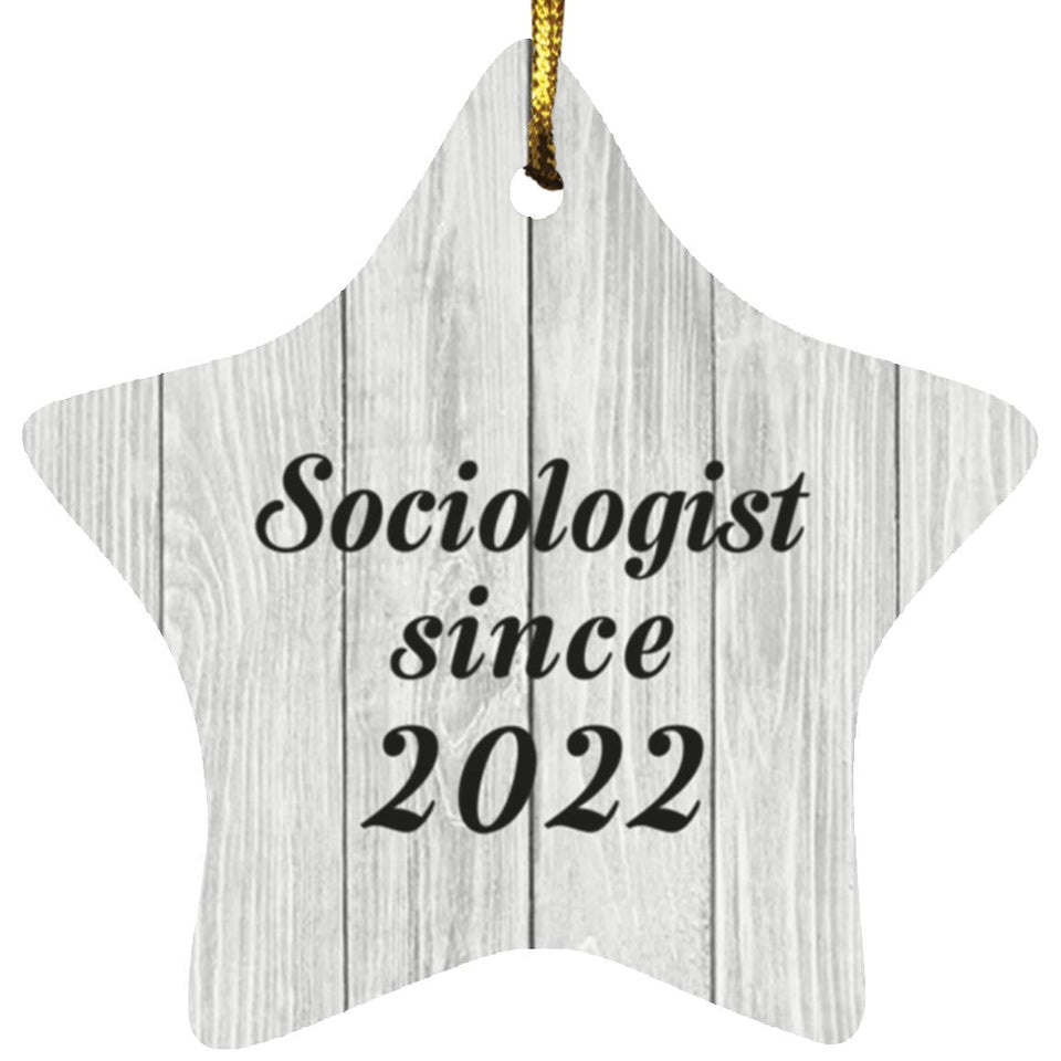 Sociologist Since 2022 - Star Ornament F