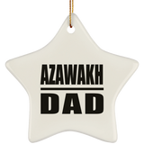 Azawakh Dad - Star Ornament