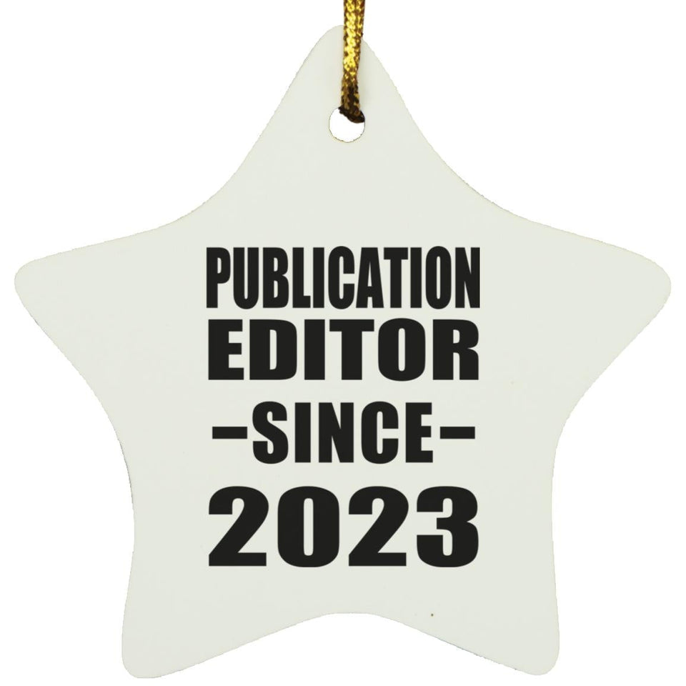 Publication Editor Since 2023 - Star Ornament
