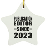 Publication Editor Since 2023 - Star Ornament