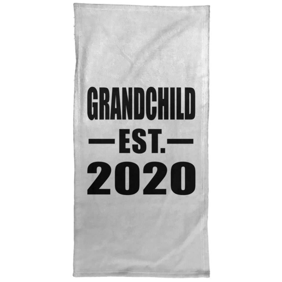 Grandchild Established EST. 2020 - Hand Towel