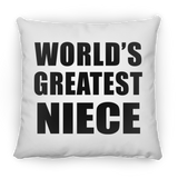 World's Greatest Niece - Throw Pillow