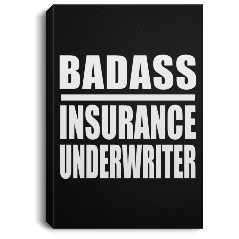 Badass Insurance Underwriter - Canvas Portrait