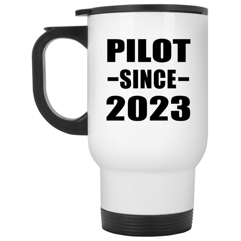 Pilot Since 2023 - White Travel Mug