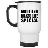 Modeling Makes Life Special - Travel Mug White