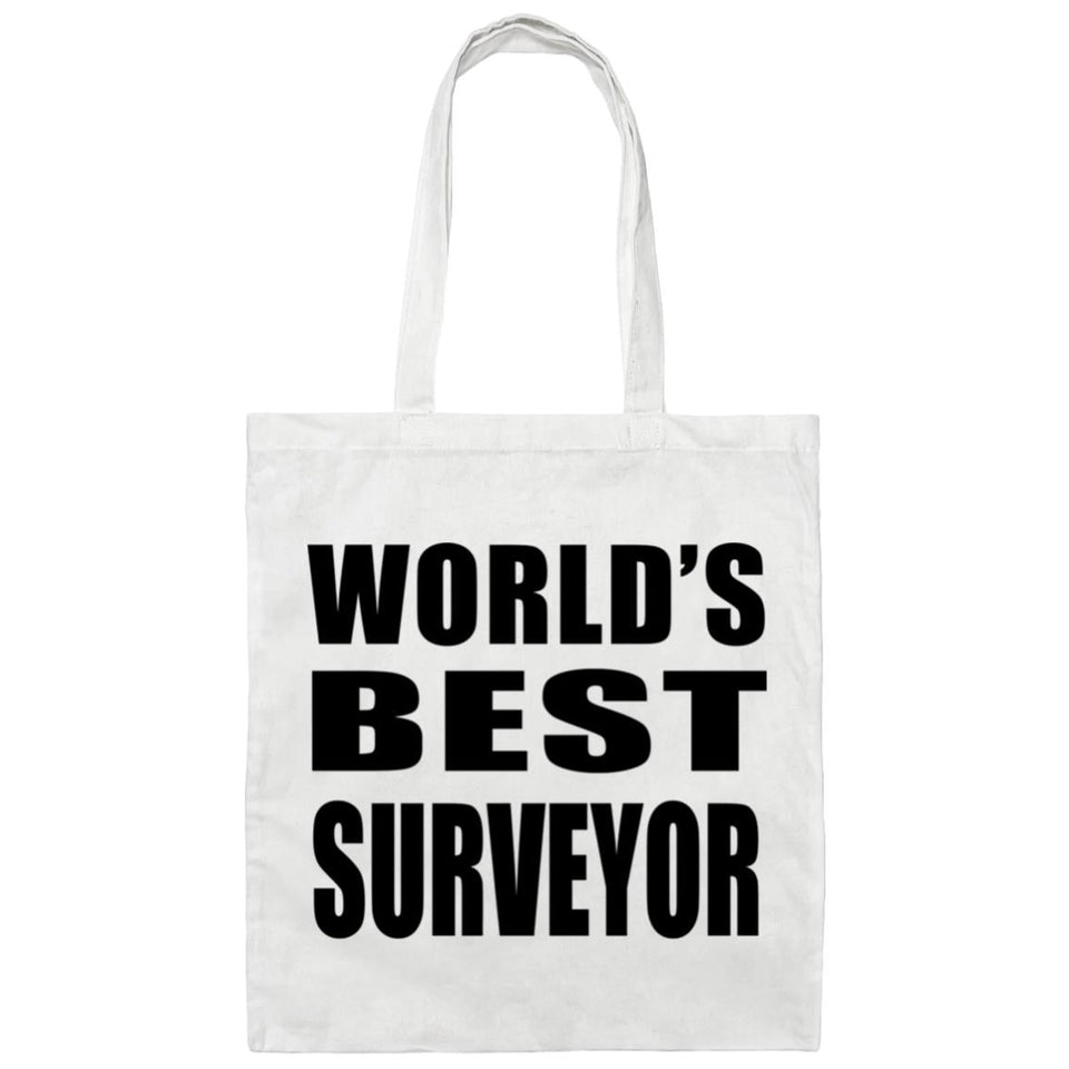 World's Best Surveyor - Tote Bag White