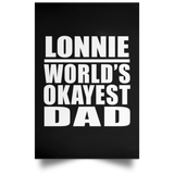 Lonnie World's Okayest Dad - Poster Portrait