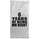 6th Anniversary 6 Years Of Being Mr Right - Hand Towel