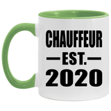 Chauffeur Established EST. 2020 - 11oz Accent Mug Green
