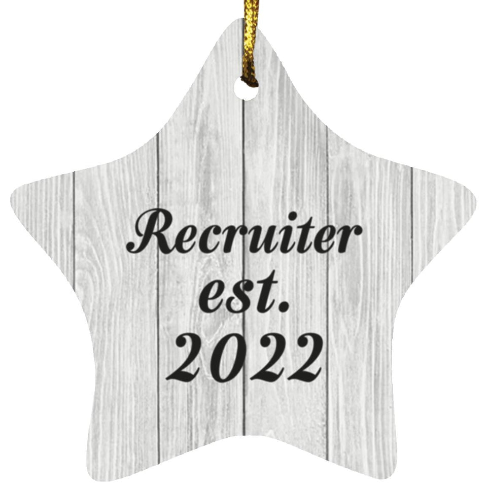 Recruiter Established Est. 2022 - Star Ornament F
