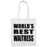 World's Best Waitress - Tote Bag White