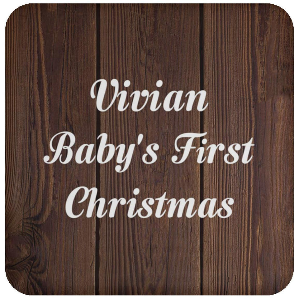 Vivian Baby's First Christmas - Drink Coaster D