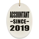 Accountant Since 2019 - Oval Ornament