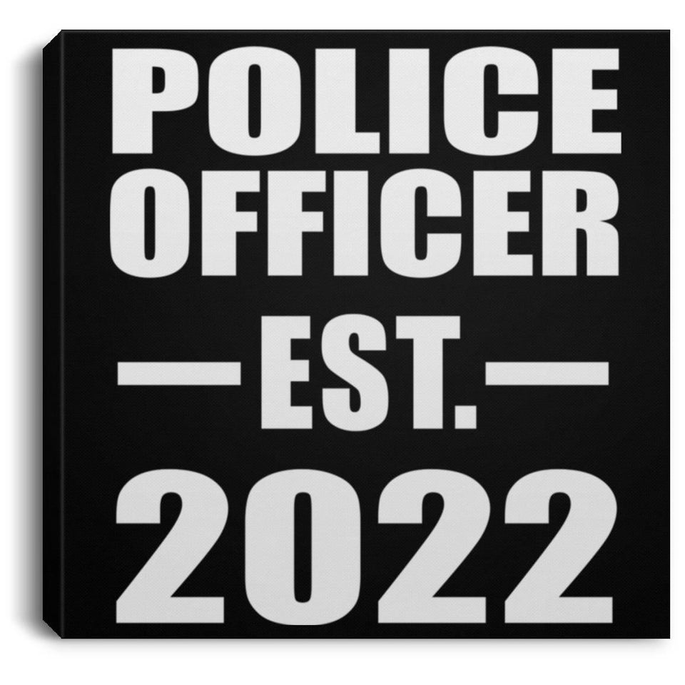 Police Officer Established EST. 2022 - Canvas Square