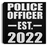 Police Officer Established EST. 2022 - Canvas Square
