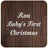 Ron Baby's First Christmas - Drink Coaster D