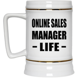 Online Sales Manager Life - Beer Stein