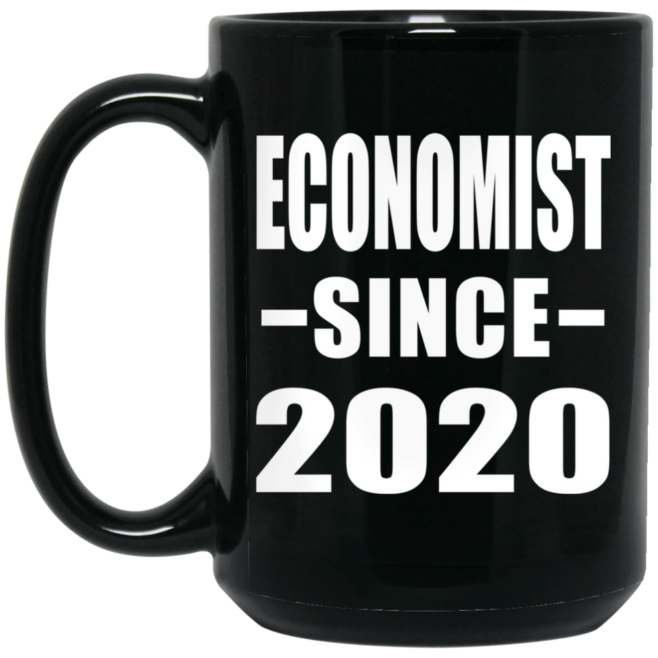 Economist Since 2020 - 15oz Coffee Mug Black