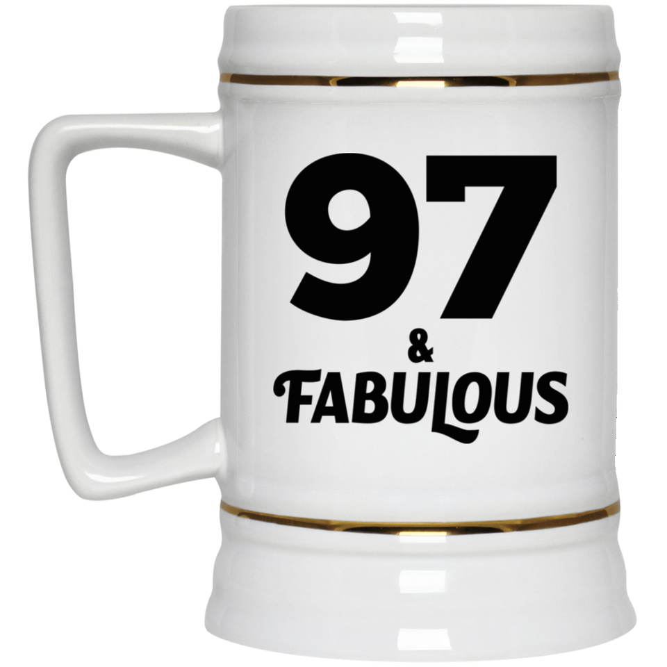 97th Birthday 97 & Fabulous - Beer Stein