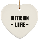 Dietician Life - Heart Ornament