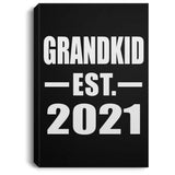 Grandkid Established EST. 2021 - Canvas Portrait