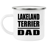 Lakeland Terrier Dad - 12oz Camping Mug