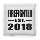 Firefighter Established EST. 2018 - Throw Pillow
