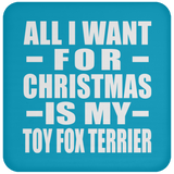 All I Want For Christmas Is My Toy Fox Terrier - Coaster