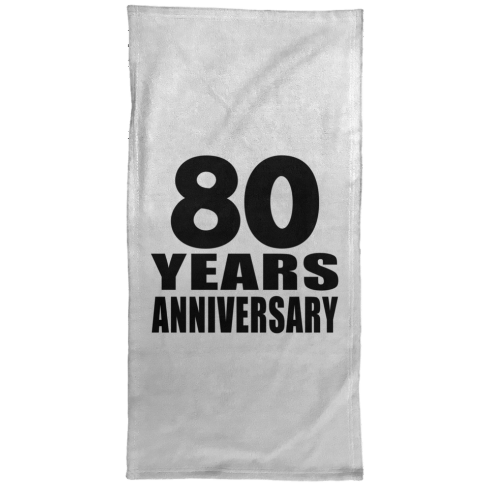 80th Anniversary 80 Years Anniversary - Hand Towel