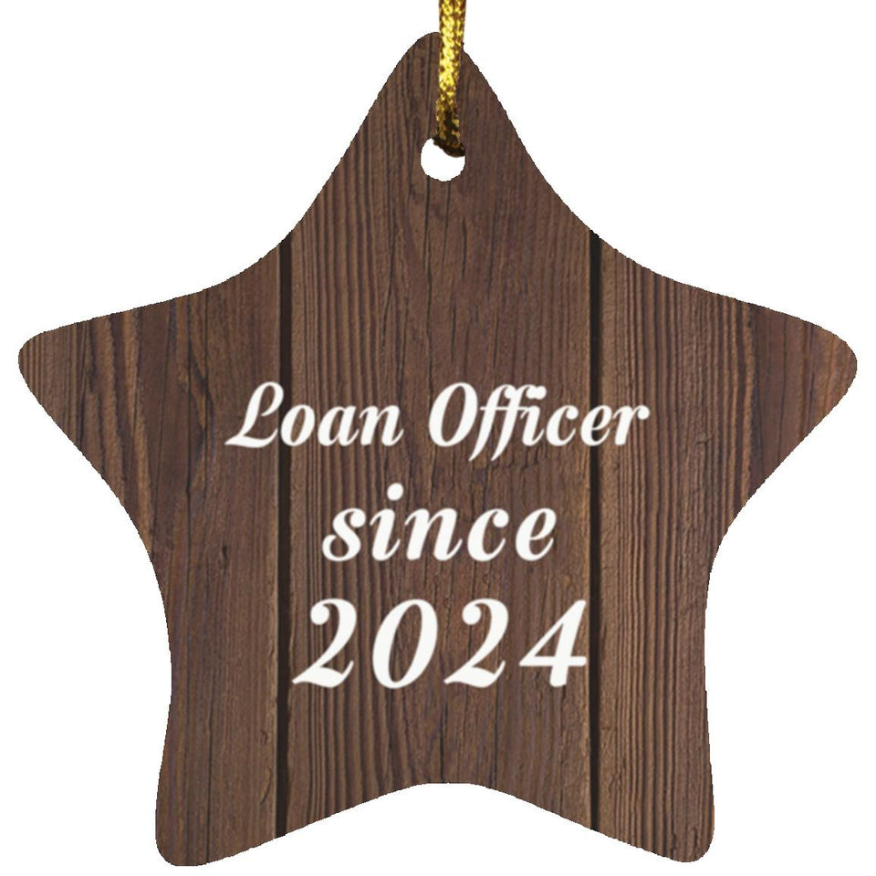 Loan Officer Since 2024 - Star Ornament D