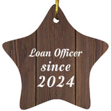 Loan Officer Since 2024 - Star Ornament D
