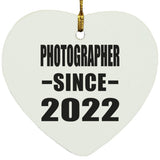 Photographer Since 2022 - Heart Ornament
