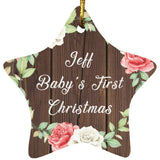 Jeff Baby's First Christmas - Star Ornament A