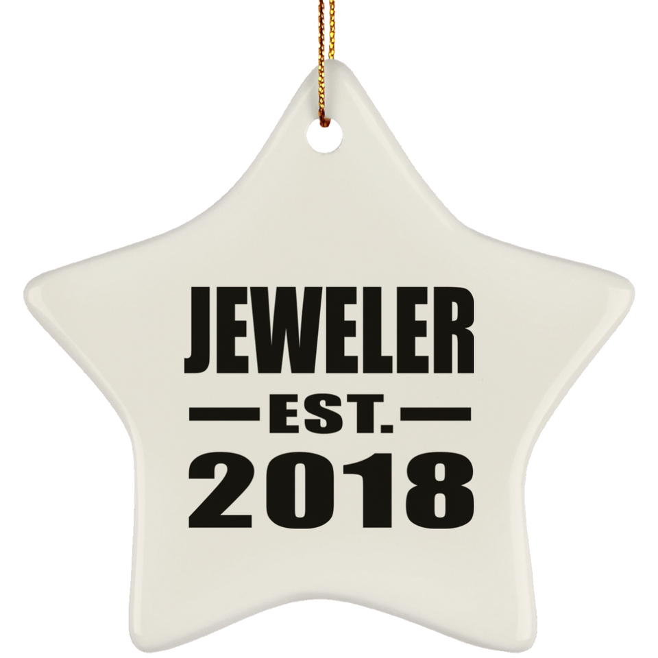 Jeweler Established EST. 2018 - Star Ornament