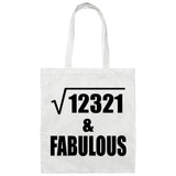 111th Birthday Square Root of 12321 & Fabulous - Tote Bag White