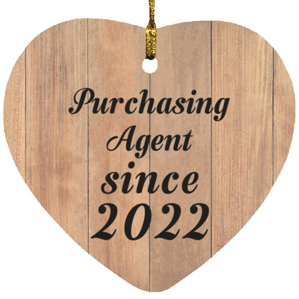 Purchasing Agent Since 2022 - Heart Ornament C