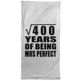 20th Anniversary Square Root of 400 Years of Mrs Perfect - Hand Towel