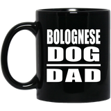 Bolognese Dog Dad - 11oz Coffee Mug Black