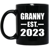 Granny Established EST. 2023 - 11oz Coffee Mug Black