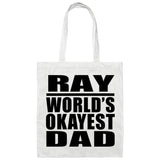 Ray World's Okayest Dad - Tote Bag White