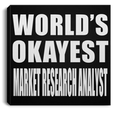 World's Okayest Market Research Analyst - Canvas Square