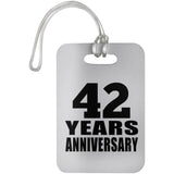 42nd Anniversary 42 Years Anniversary - Luggage Bag Tag
