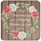 First Christmas As an Amazing Mother In Law 2020 - Drink Coaster B