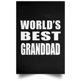 World's Best Granddad - Poster Portrait