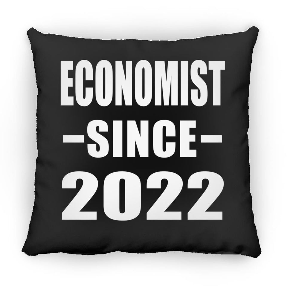 Economist Since 2022 - Throw Pillow Black