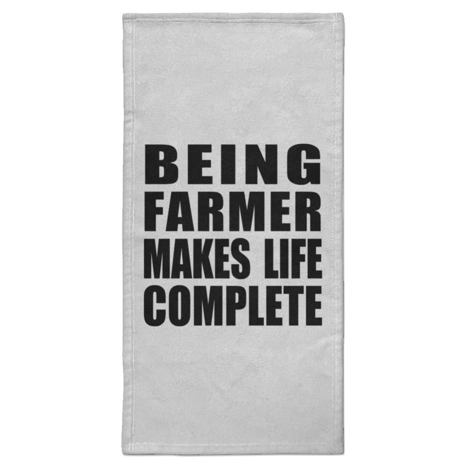 Being Farmer Makes Life Complete - Hand Towel