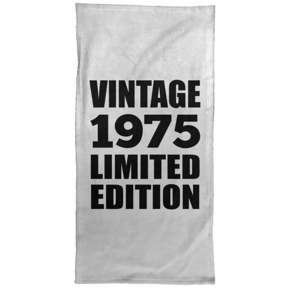 49th Birthday Vintage 1975 Limited Edition - Hand Towel