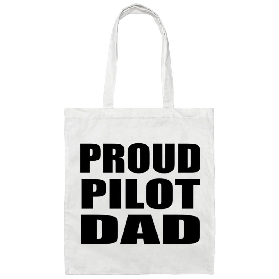 Proud Pilot Dad - Tote Bag White