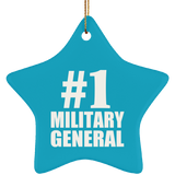Number One #1 Military General - Star Ornament